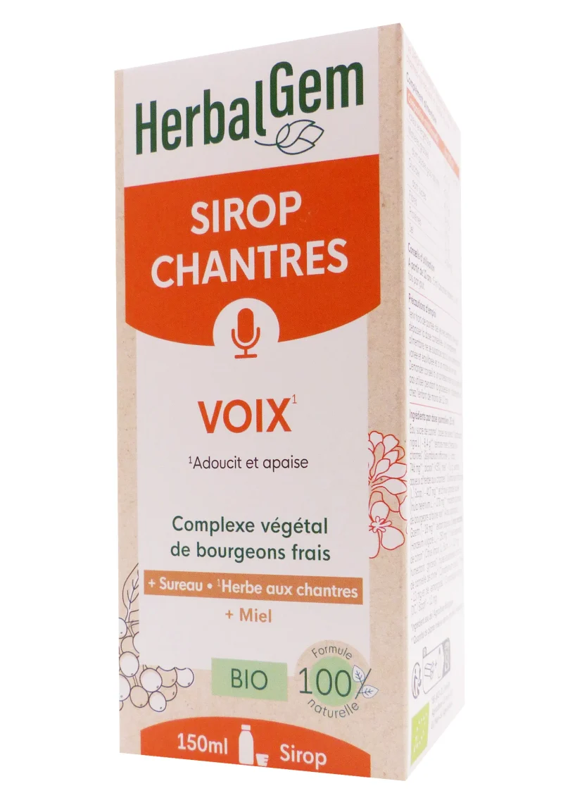 herbalgem sirop chantres voix 150 ml