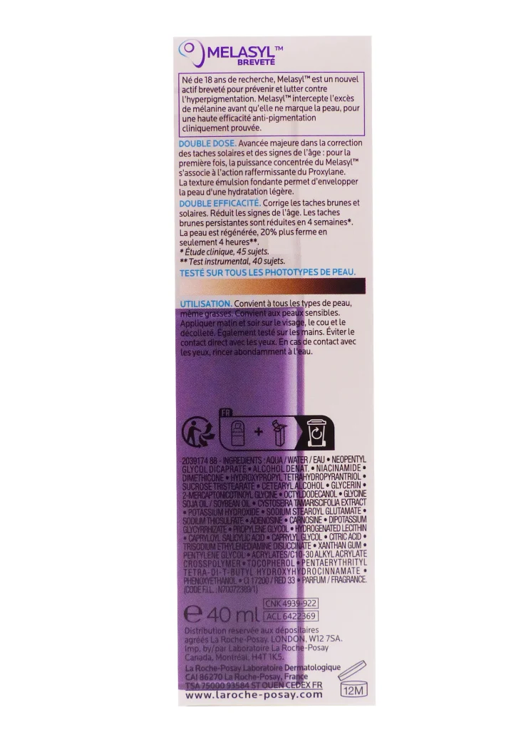 LA ROCHE-POSAY MELA B3 SERUM DOUBLE DOSE 40ML 5 melasyl dos