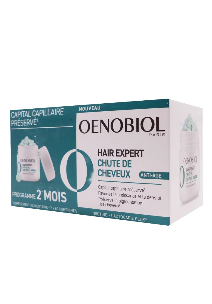 OENOBIOL HAIR EXPERT CHUTE ANTI-AGE 120 COMPRIMES 2 oenobiol chute de cheveux