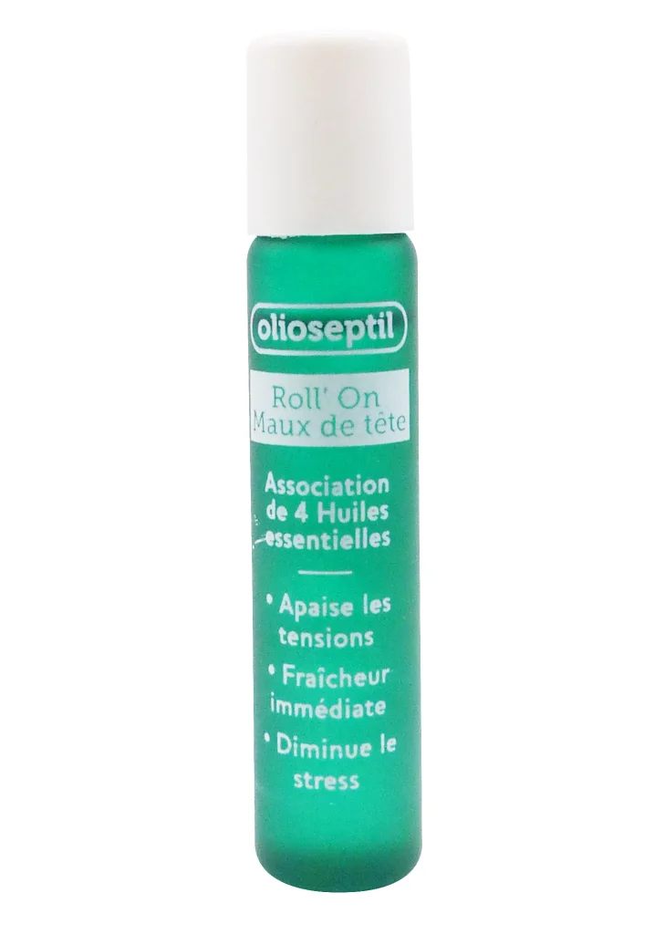 OLIOSEPTIL ROLLE'ON MAUX DE TETE 5 ML 3 olioseptil roll on flacon