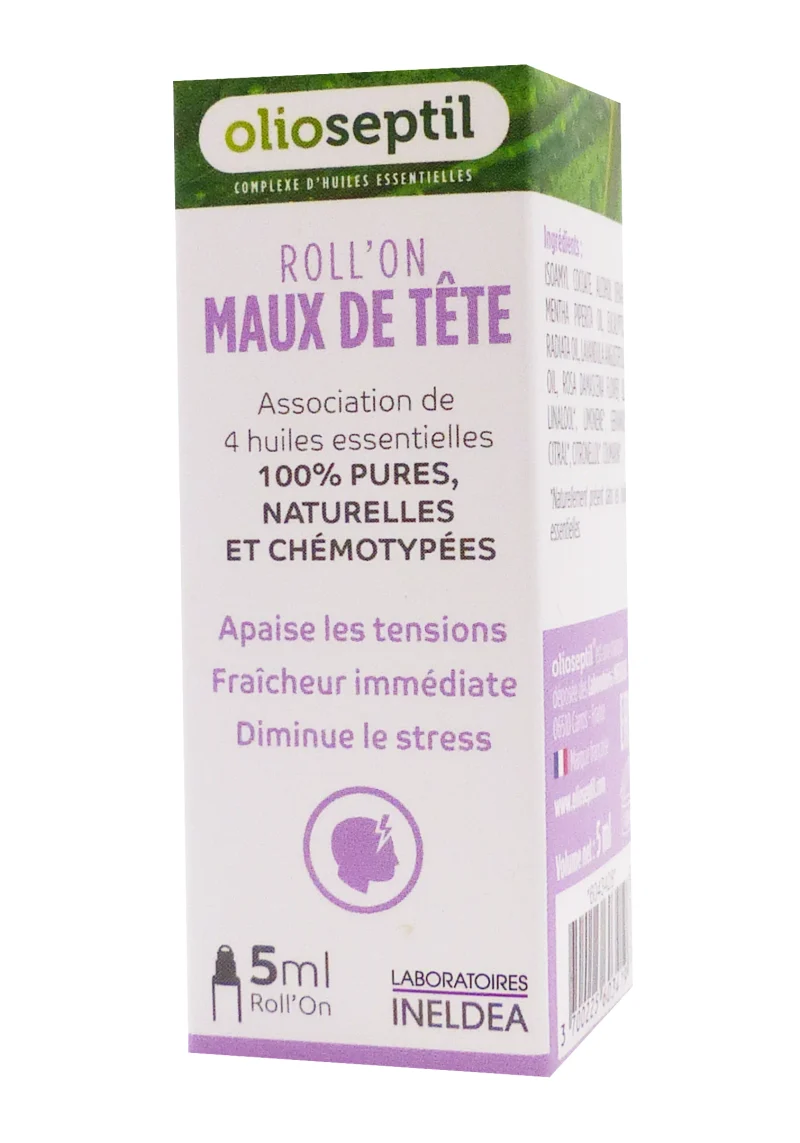 olioseptil roll on maux de tete