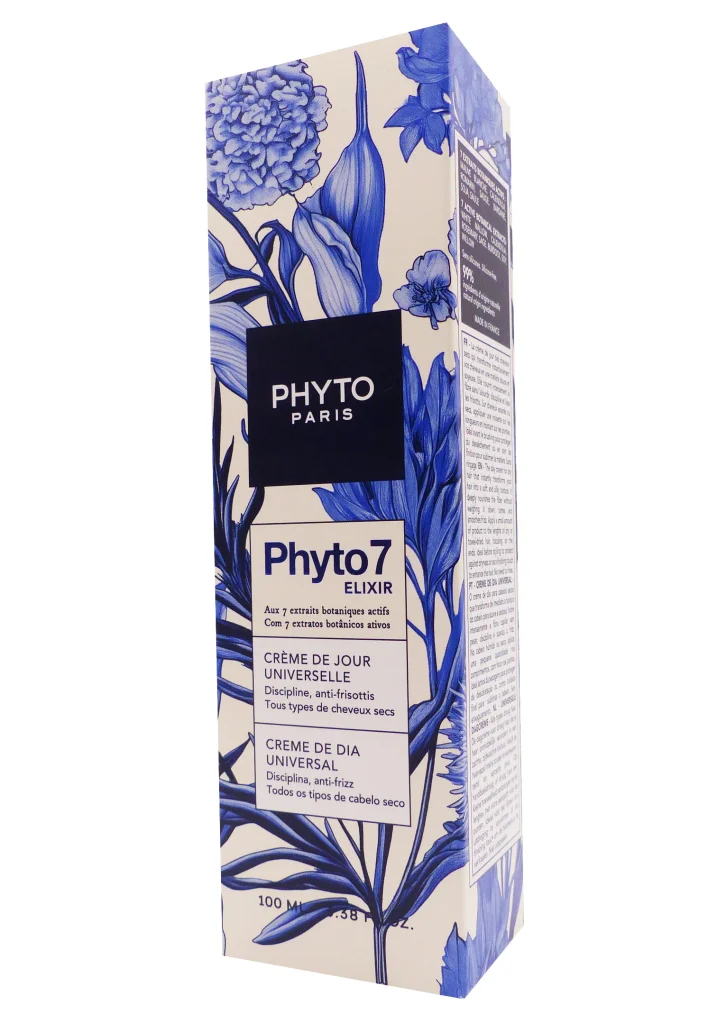 PHYTO CREME JOUR UNIVERSELLE TUBE 100ML 2 phyto7 elixir creme de jour universelle 100 ml