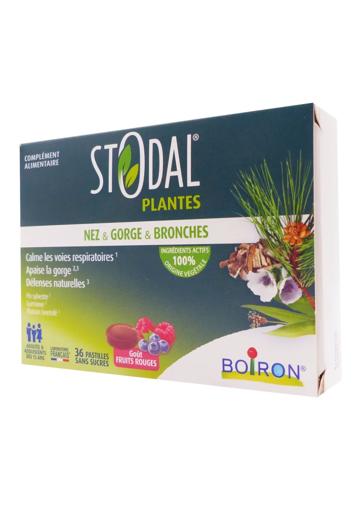 STODAL PLANTES 36 PASTILLES FRUIT ROUGES 2 stodal plantes boiron