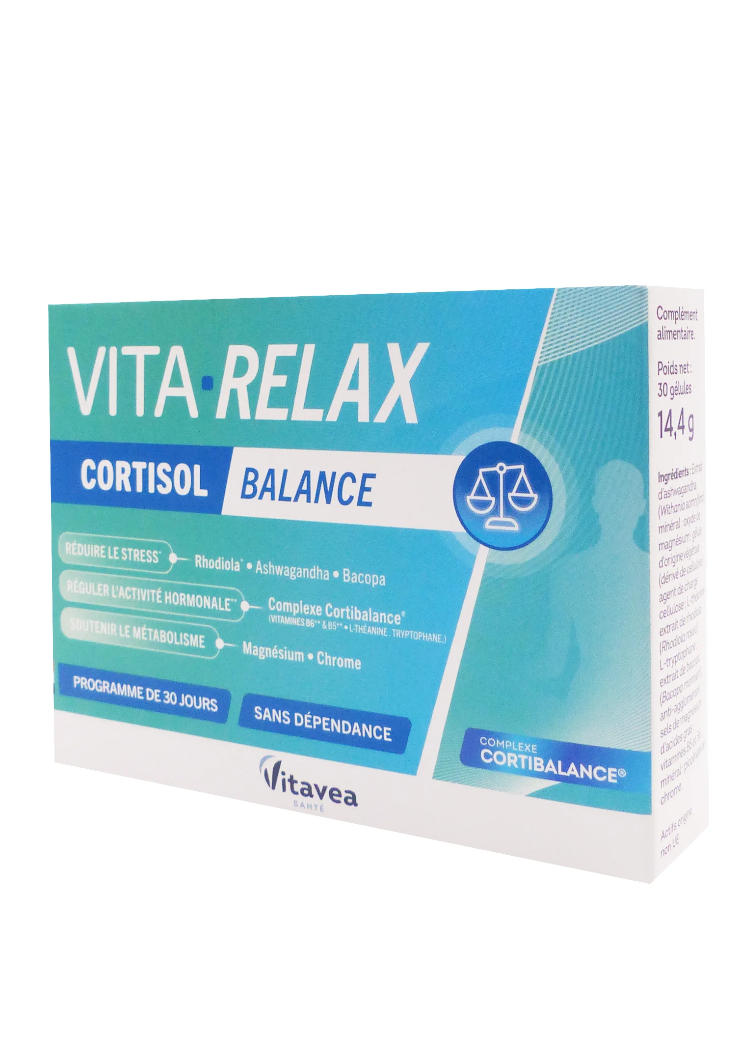 VITA RELAX CORTISOL BALANCE 30 GELULES 1 vita relax