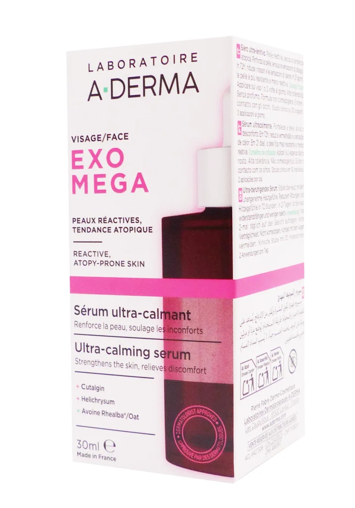 A-DERMA EXOMEGA SERUM ULTRA-CALMANT 30ML 2 aderma exomega serum 30 ml