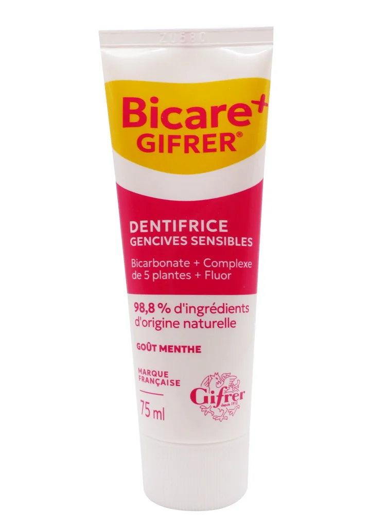 BICARE DENTIFRICE GENCIVES SENSIBLES 75ML 3 bicare gifrer dentifrice 75 ml