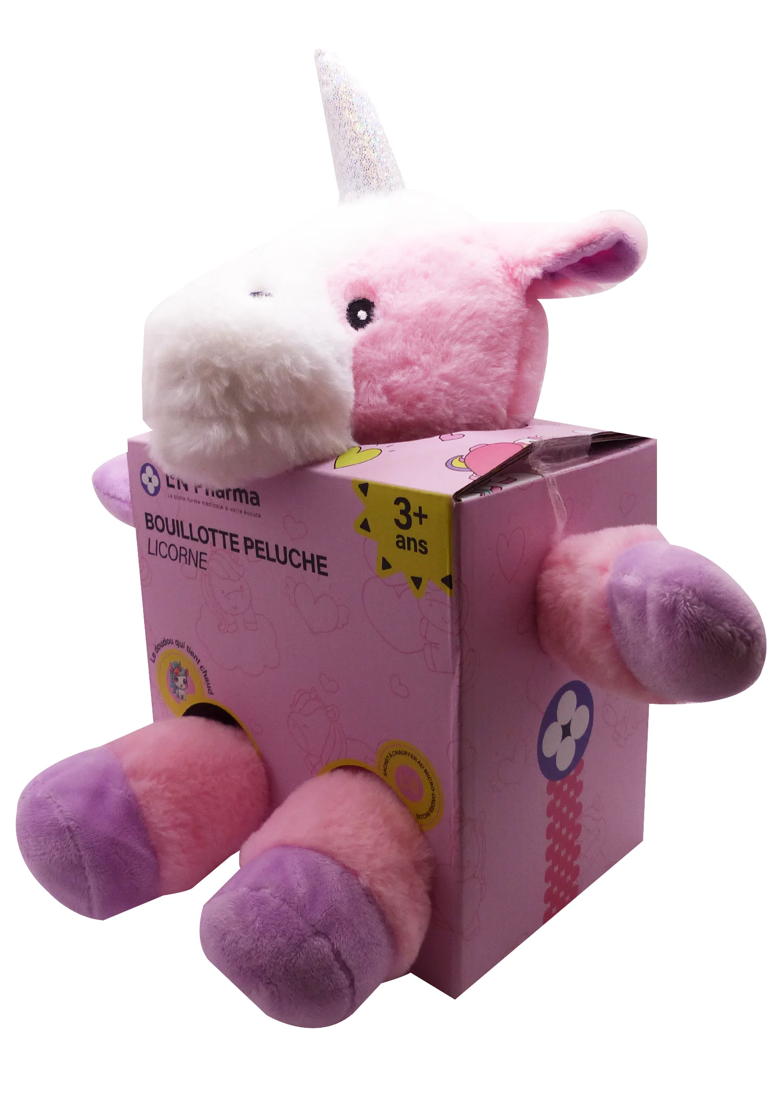 L2N BOUILLOTTES ANIMAUX LICORNE 1 bouillotte peluche licorne