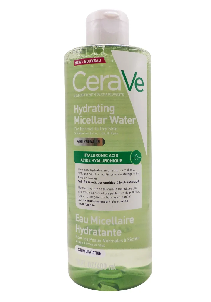 CERAVE EAU MICELLAIRE HYDRATANTE 400ML 2 cerave hydrating eau micellaire