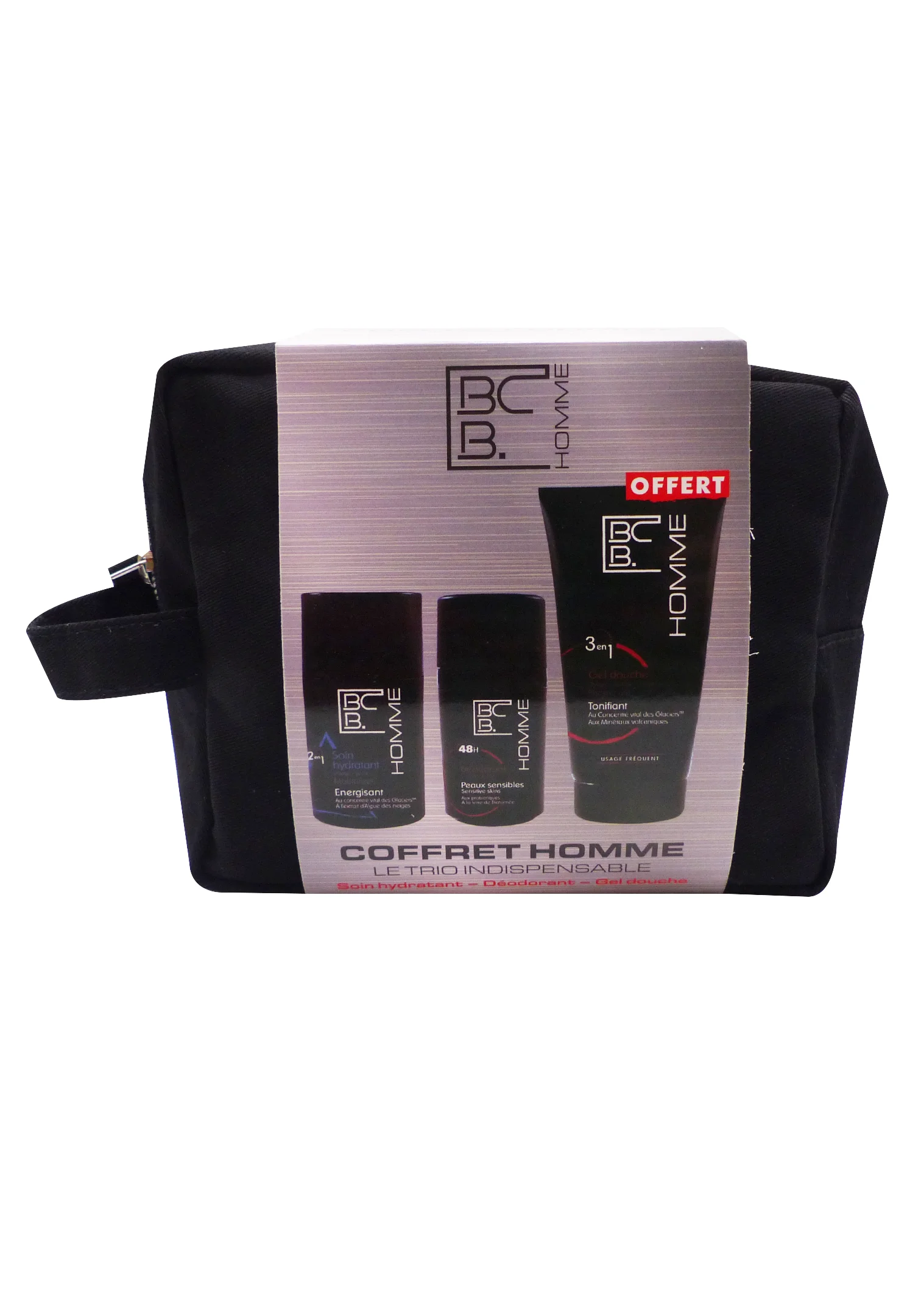 BCB HOMME COFFRET TROUSSE LE TRIO INDISPENSABLE 1 coffret homme