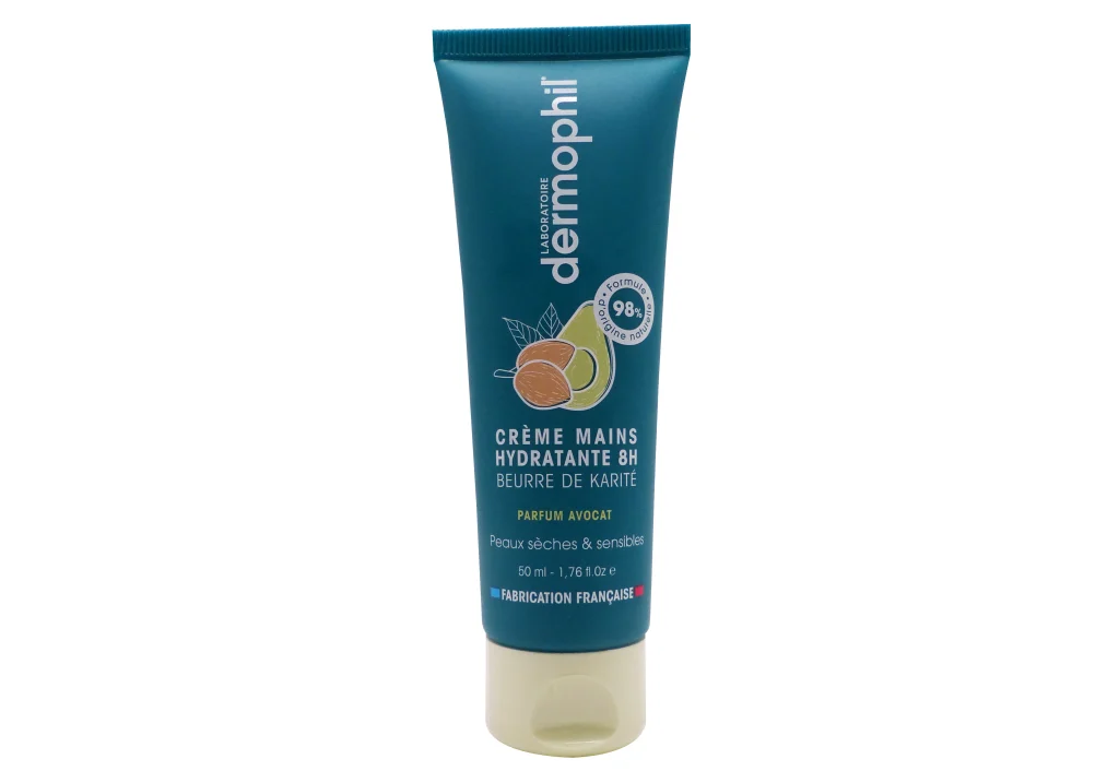 DERMOPHIL CREME MAINS HYDRATANTE BEURRE DE KARITE AVOCAT 50ML 2 dermophil creme mains