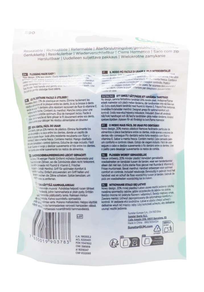 GUM 30 EASY FLOSSER 3 dos gum