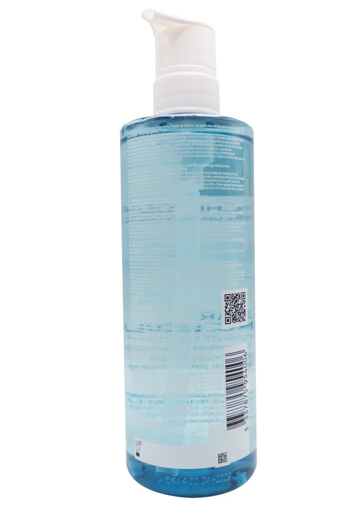 EFFACLAR GELEE NETTOYANTE SEBUM & PORES 400ML 3 dos la roche posay