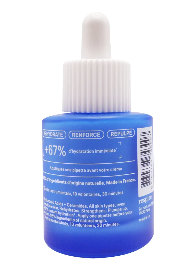 RESPIRE SERUM BOOSTER HYDRATATION 30ML 3 dos serum