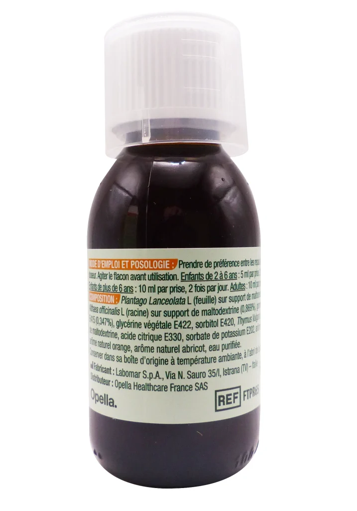 PHYTOXIL TOUX SECHE ET GRASSE SANS SUCRE 100ML 5 dos sirop flacon