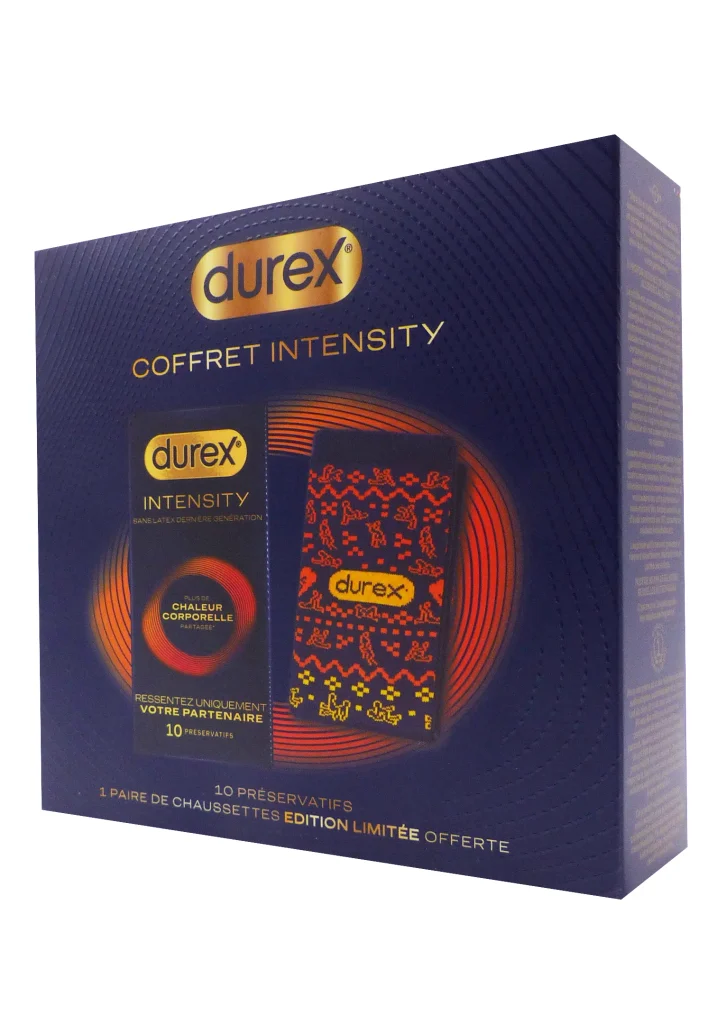 DUREX COFFRET PRESERVATIF ET CHAUSSETTES OFFERTES 2 durex coffret