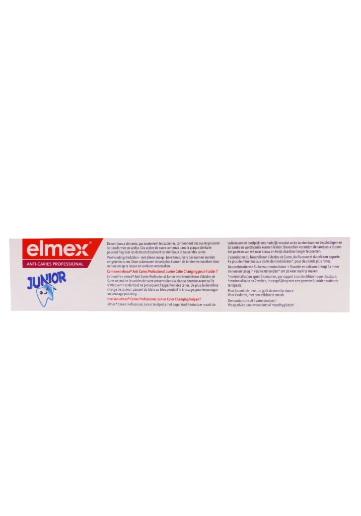 ELMEX ANTI-CARIES PROFESSIONAL COLOR CHANGING 75ML 3 elmex junior 2
