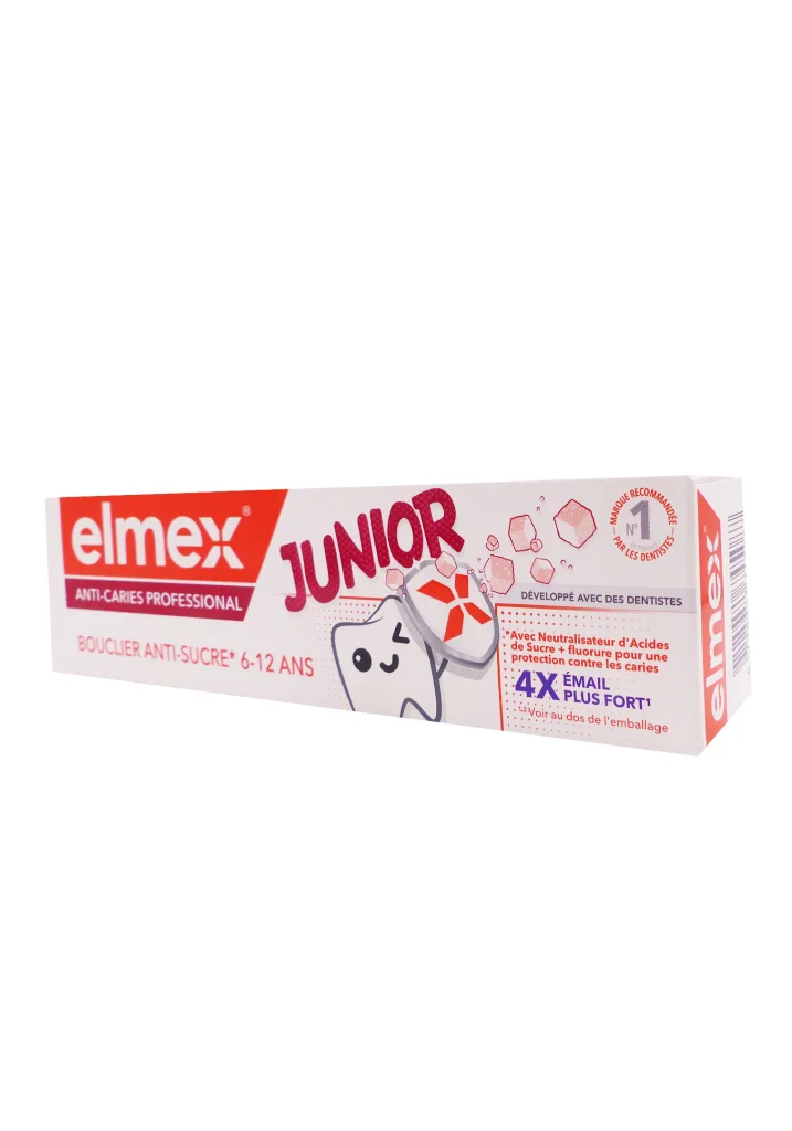 ELMEX ANTI-CARIES PROFESSIONAL DENTIFRICE 6-12 ANS 75ML 2 elmex junior