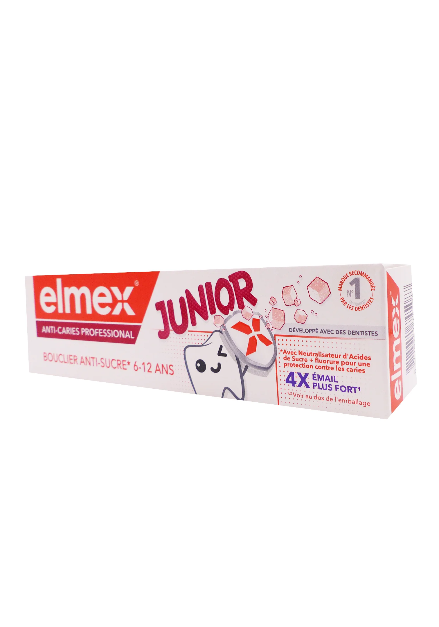 ELMEX ANTI-CARIES PROFESSIONAL DENTIFRICE 6-12 ANS 75ML 1 elmex junior