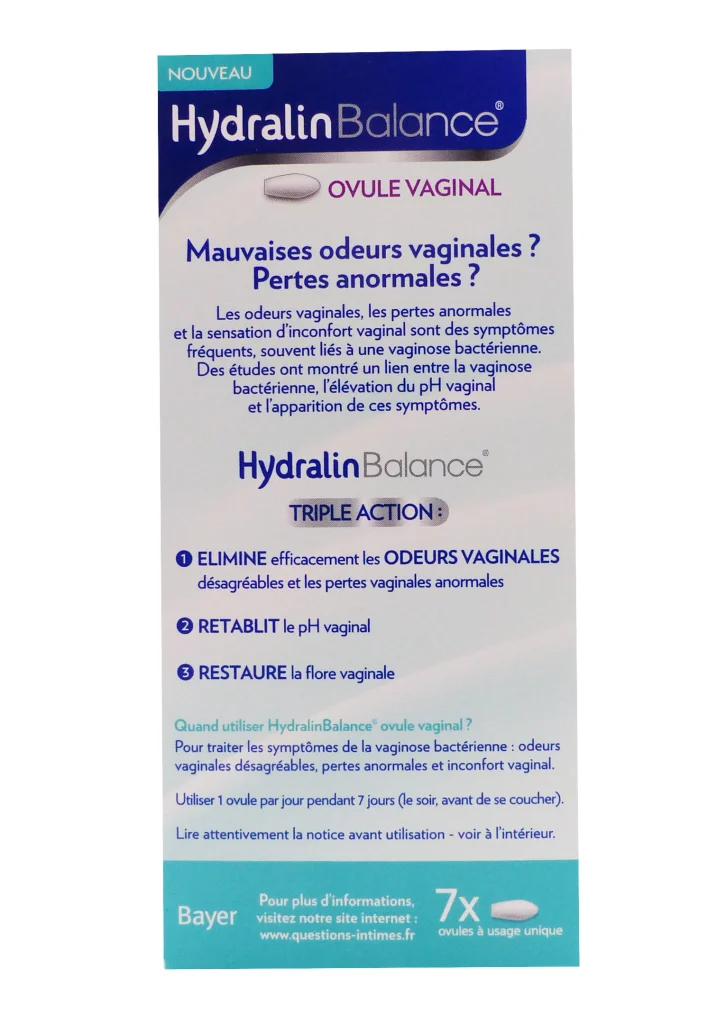 HYDRALIN BALANCE 7 OVULES 3 hydralin balance 7 ovules