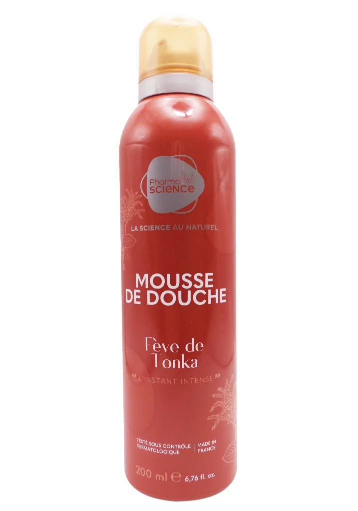 PHARMASCIENCE MOUSSE DE DOUCHE FEVE TONKA 200ML 2 mousse de douche feve tonka