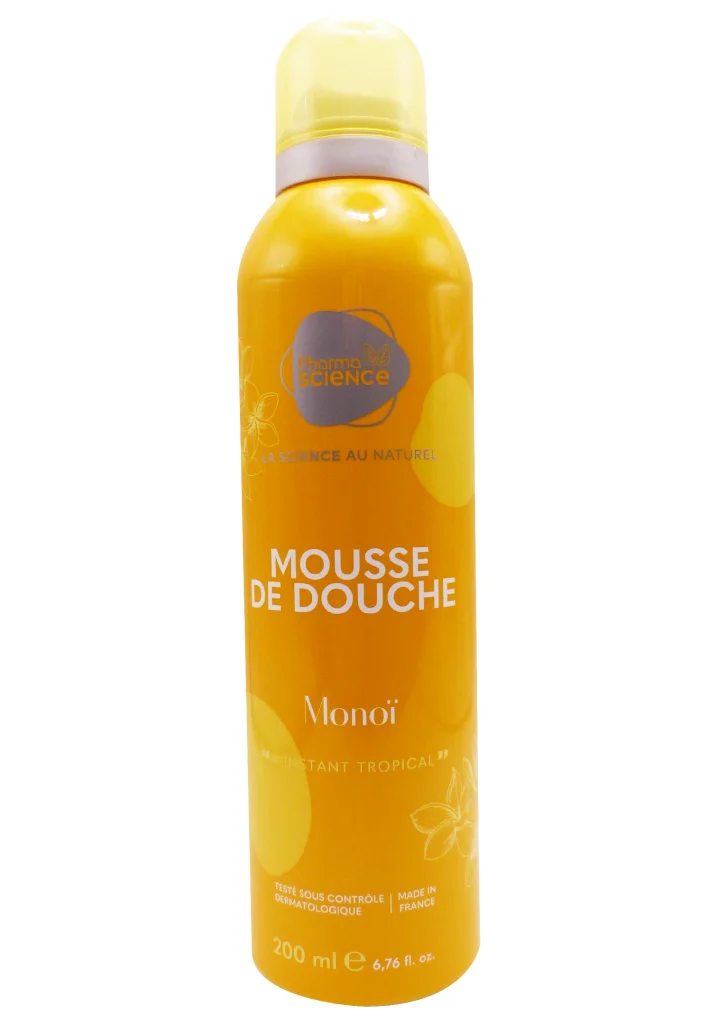 PHARMASCIENCE MOUSSE DE DOUCHE MONOÏ 200ML 2 mousse de douche monoi