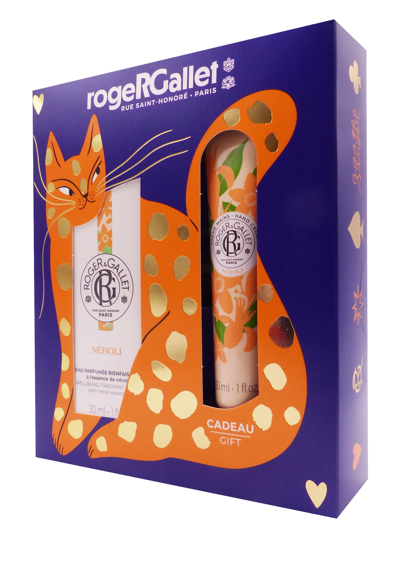 ROGER & GALLET COFFRET NOEL EAU PARFUMEE BIENFAISANTE NEROLI 30ML ET CREME MAINS OFFERTE 1 nérolie coffret r & g