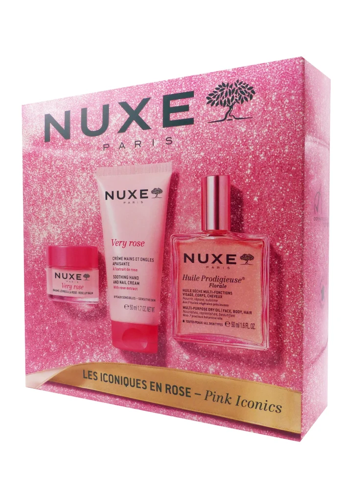 NUXE COFFRET NOEL BESTSELLERS FLORAL 2 nuxe coffret noel rose