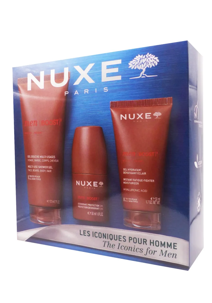 NUXE COFFRET NOEL LES ICONIQUES POUR HOMME 2 nuxe les iconiques pour homme