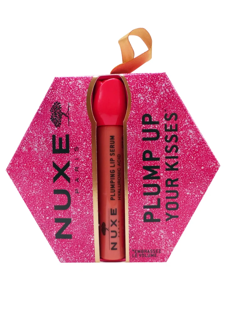 NUXE COFFRET NOEL SERUM LEVRES REPULPANT 8 ML 2 nuxe plump up noel rose