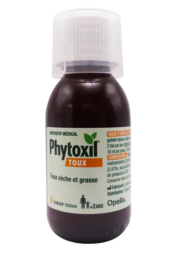PHYTOXYL SIROP TOUX SECHE ET GRASSE AVEC SUCRE 100ML 4 phytoxil toux