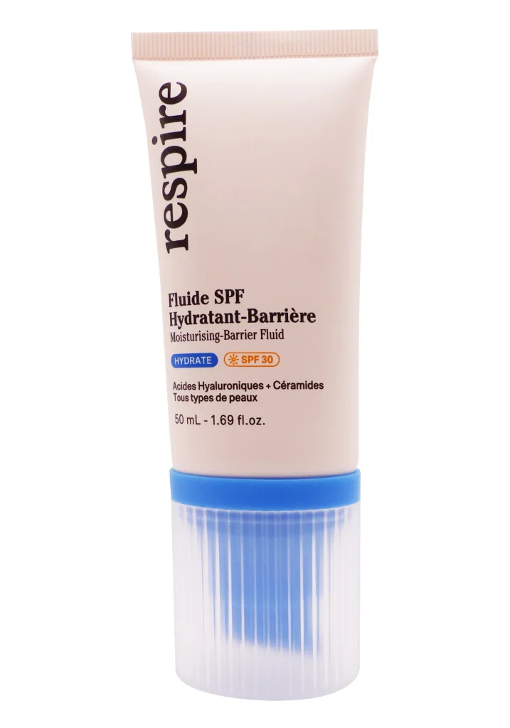 RESPIRE FLUIDE SPF 30 HYDRATANT-BARRIERE 50ML 2 respire fluide spf hydratant 50 ml
