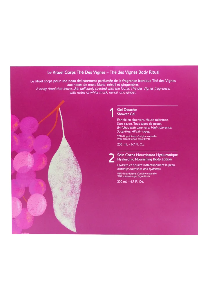 CAUDALIE COFF CORPS THE VIGNES NOEL 2026 3 rituel corps the des vignes
